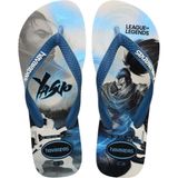 Chinelo Havaianas Licenciado League Of Legends 41/2 Bco/azu