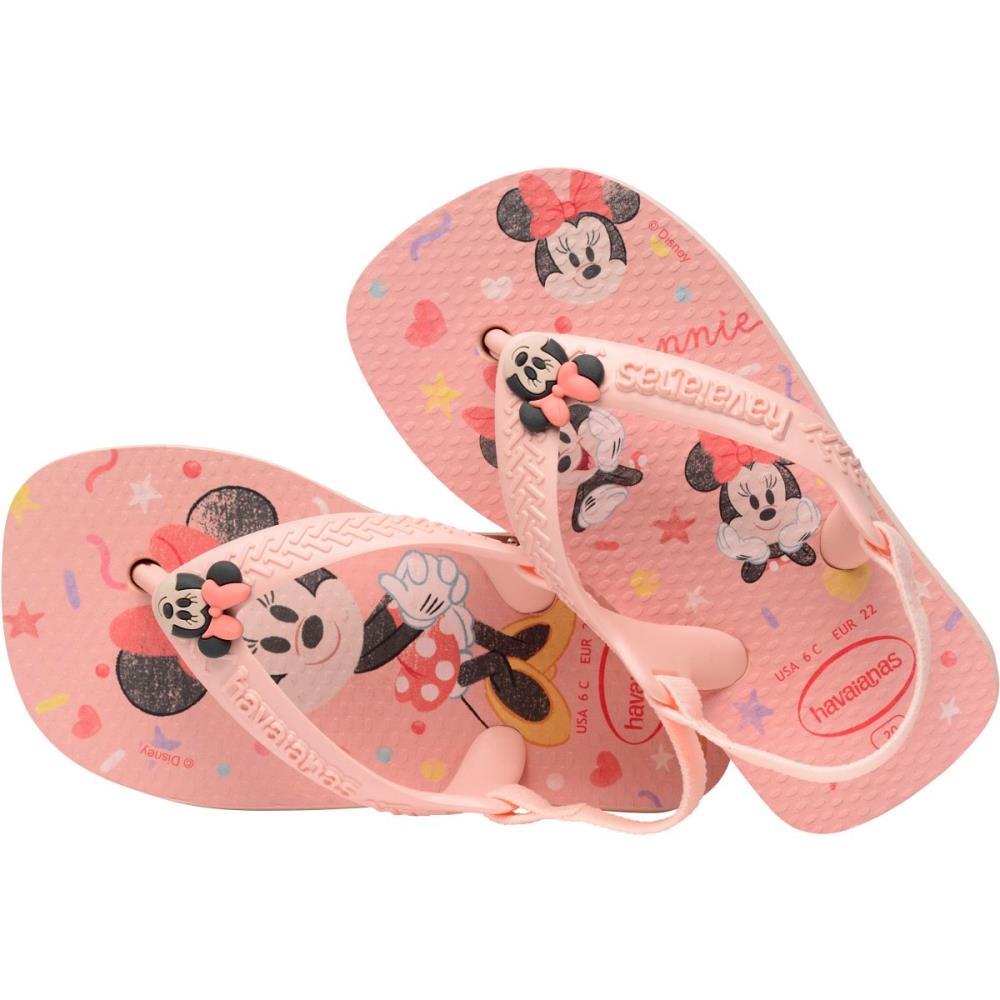 Chinelo Havaianas Infantil Baby Disney Classics 25/6 Rosa