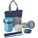 Jarra De Almoço Em Aço Inoxidável Zojirushi Ms. Bento, Azul Aqua, Tamanho Único
