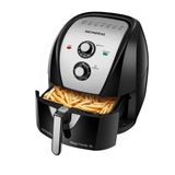 Fritadeira Elétrica Air Fryer 8 Litros Mondial Afn80 5993-02 Preto Com Inox 220v