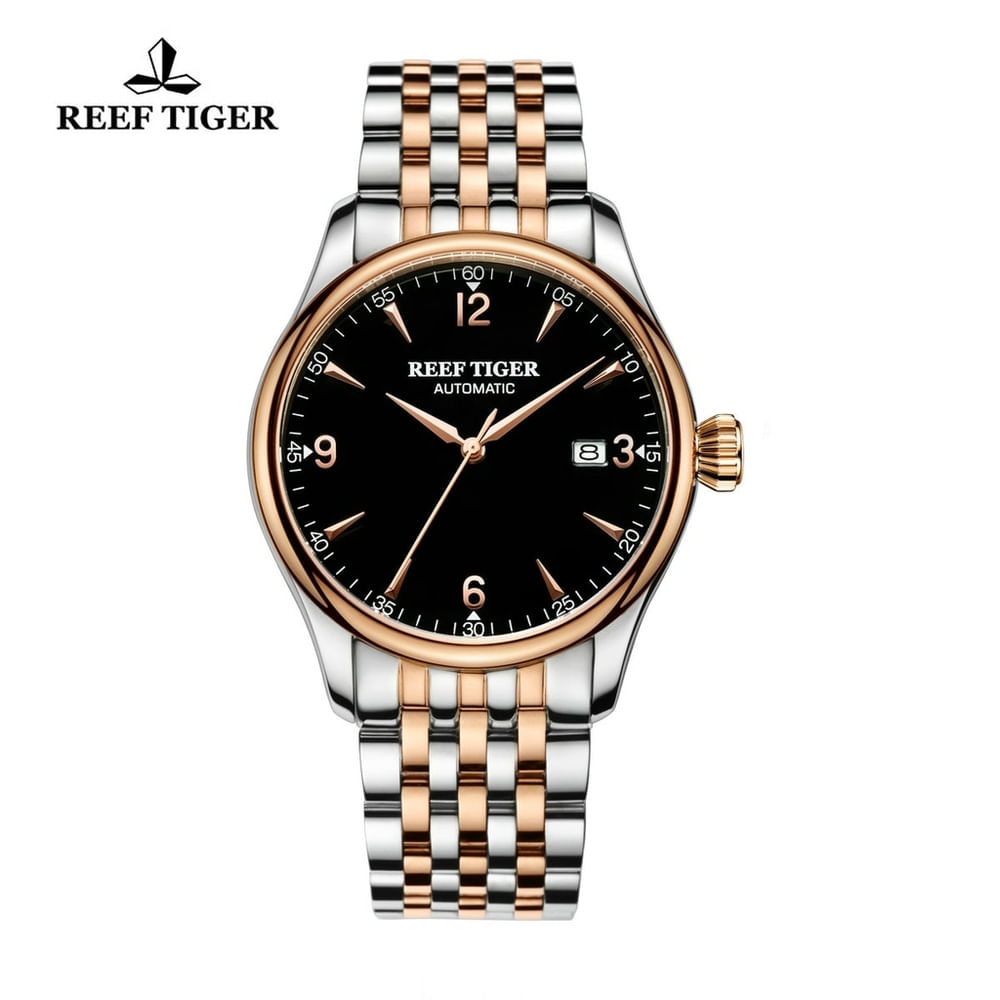 Relógio Masculino Reef Tiger Rga823g-yly À Prova D&#39;água Bronze