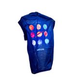 Roupa Space Planetas do Sistema Solar para Cães - Azul - Tamanhos P, M e G