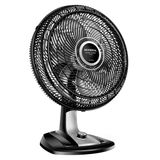 Ventilador de Mesa Mondial VTX-40-8P 8 Pás 3 Velocidades Preto/Prata 110V