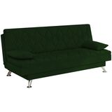 Sofa Cama 3 Lugares 193 Cm Eva Veludo Sl 947 Moll