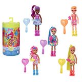 Boneca Barbie Color Reveal Chelsea Com 6 Surpresas Neon Tie-dye E Acessórios (estilos Variam)