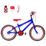 Bicicleta Infantil Aro 20 Aero Azul E Vermelha