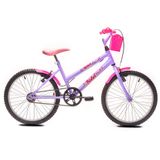 Bicicleta Aro 20 Mtb Girl Infantil Tridal - Lilas