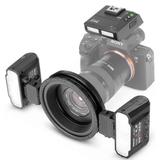 Flash Circular Macro Meike MK-MT24IIN TTL Ring Flash Twin para Sony