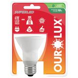 Lampada Superled Par 20 White 6W Bivolt 36 Graus 6500K Ourolux