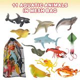 Artcreativity Variedade De Animais Aquáticos Em Saco De Malha, Pacote