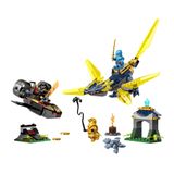 Lego Lego Ninjago - Batalha Do Bebê Dragão De Nya E Arin