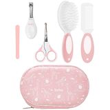 Kit Buba Cuidados Do Bebê Com Estojo Rosa