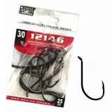 Anzol Pesca Marine Sports 12146 N°3/0 (3,1cm) Black 25 Peças