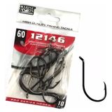 Anzol Pesca Marine Sports 12146 N°6/0 (4,0cm) Black 10 Peças