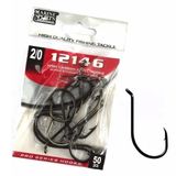 Anzol Pesca Marine Sports 12146 N°2/0 (2,9cm) Black 50 Peças