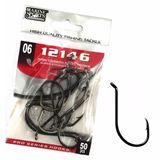 Anzol Pesca Marine Sports 12146 N°6 (1,5cm) Black 50 Peças