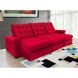 Sofá Coliseu Super Pillow 2,90m vermelho