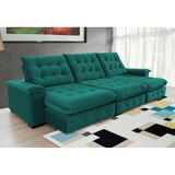 Sofá Coliseu Super Pillow 3,40m verde