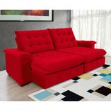 Sofá Coliseu Super Pillow 2,30m vermelho
