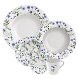 Aparelho De Jantar Tramontina Ana Alice Em Porcelana Decorada 20 Peças 96589017