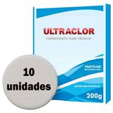 Kit Com 10 Pastilhas De Cloro Para Piscinas 200g Utraclor