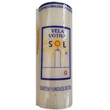 Vela Votiva Grossa - 7 Dias - 330 G - Kit De 12 Velas