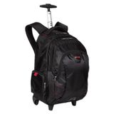 Mochila Carrinho Laptop 2 Em 1 Sestini Harvest Preta