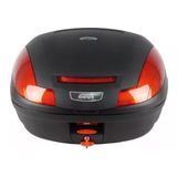 Bau Givi E470 47 L Monolock Lente Vermelha Moto 2 Capacetes