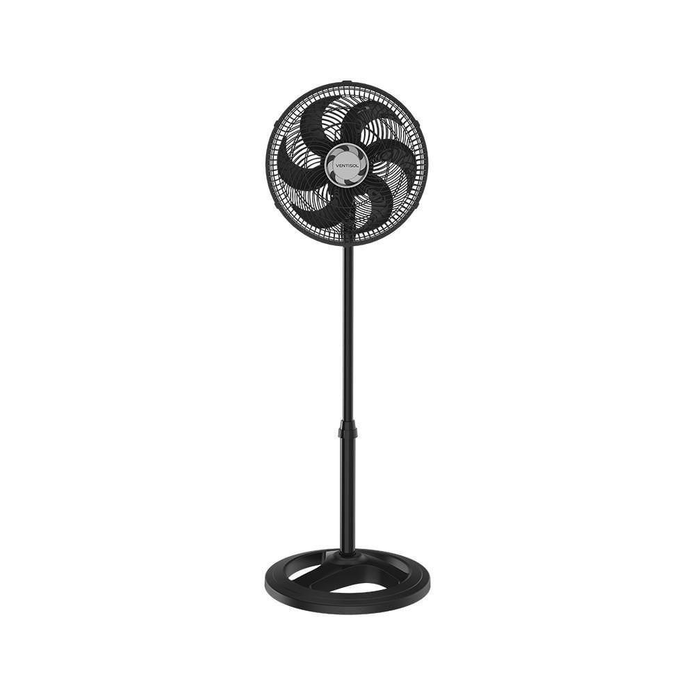 Ventilador De Coluna Ventisol Turbo 220v 6 Pás 30cm Preto