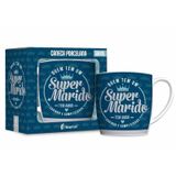 Caneca Porcelana Urban 360Ml Na Caixa- Super Marido Presente