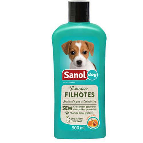 Shampoo Filhotes Sanol Dog 500 Ml