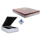 Colchão Paropas Pocket Esplêndido + Cama Box Baú King 193