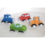 Nuby Squirt Wheels Brinquedos De Banho, 4 Contagem (pack De 1)