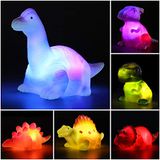 6 Packs Light-up Flutuante Dinossauro Banho Brinquedos Conjunto, Para O Bebê