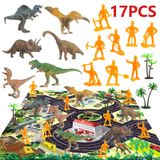 Dinossauro Brinquedos Figura / Atividade Play Mat, Realis Educacional