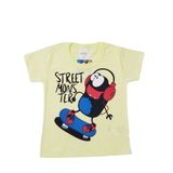 Camiseta Masculina Meia Manga Bebê Menino Malha Skate Street