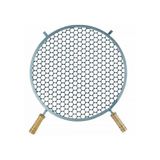 Grelha Redonda de Inox para Churrasqueira 45cm