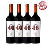 Kit 4 Garrafas Vinho Argentino Tonel 46 Reserva Private Cabernet Sauv 750ml