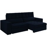 Sofa Retratil E Reclinavel 3 Lugares 246 Cm Evidence Sl 948 Veludo Moll