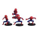 6cps Spiderman Modelo Toy Action Doll Doll Crianças Toy Gift