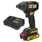 Chave de Impacto à Bateria Brushless 18V 215Nm com Bateria e Carregador Bivolt DX71B CAT