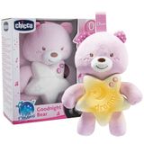 Painel Ursinho Pelúcia Bons Sonhos First Dreams Chicco Móbile Para Berço Musical Com Luzes 3 Em 1 Bebê 3+m Rosa Menina