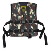 Colete Salva Vidas Camuflada Classe 5 Homologado P 25 A 35kg