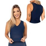 Regata Cavada Nadador Cropped Esporte Corrida Pilates Cardio