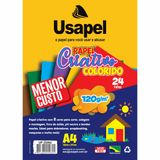 Bloco para Educacao Artistica Usapel 8CORES A4 120G 24FLS