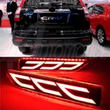 Kit Led Luz Neblina Defletor Traseiro Honda Crv 07 08 09 Par