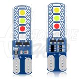 Lampada Pingo T10 5w 8 Leds Strobo Vermelho Azul Branco Un