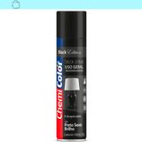 Tinta Spray Uso Geral Chemicolor 400ml Preto Semi Brilho
