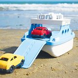 Brinquedos Verdes Ferry Boat Com Mini Carros Banheira Toy, Azul / Whi