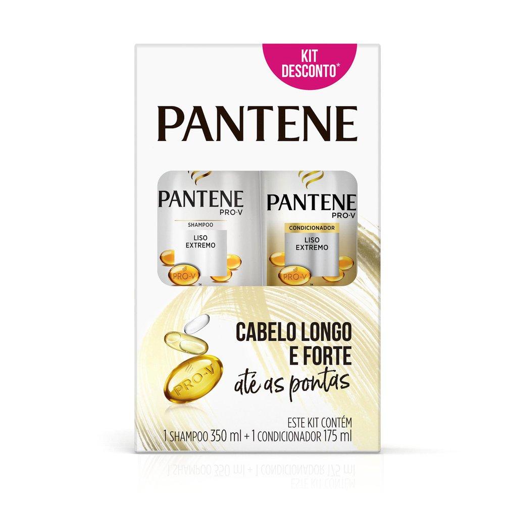 Shampoo Pantene Liso Extremo 350ml + Condicionador 175ml